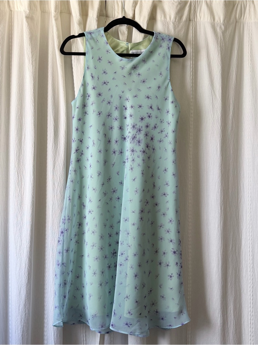 VINTAGE Jessica Howard Mint Green Dress Sz 10 90s Girlhood Core